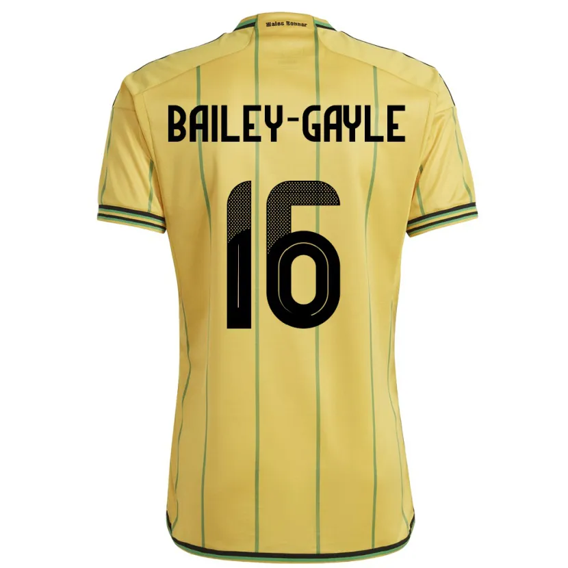 Danxen Herren Jamaika Paige Bailey-Gayle #16 Gelb Heimtrikot Trikot 24-26 T-Shirt