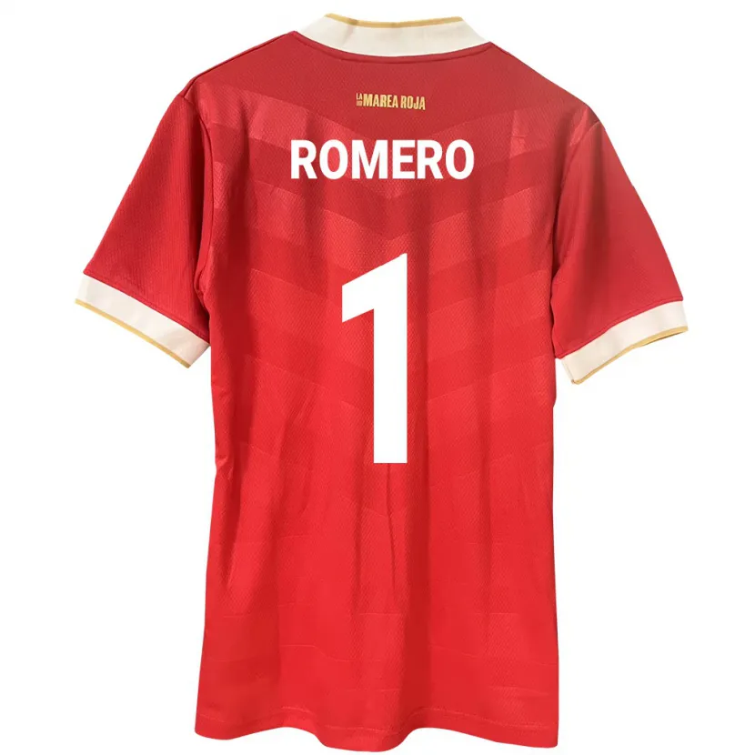 Danxen Herren Panama Manuel Romero #1 Rot Heimtrikot Trikot 24-26 T-Shirt