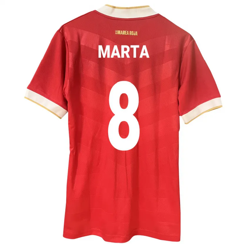 Danxen Herren Panama Aldair Marta #8 Rot Heimtrikot Trikot 24-26 T-Shirt