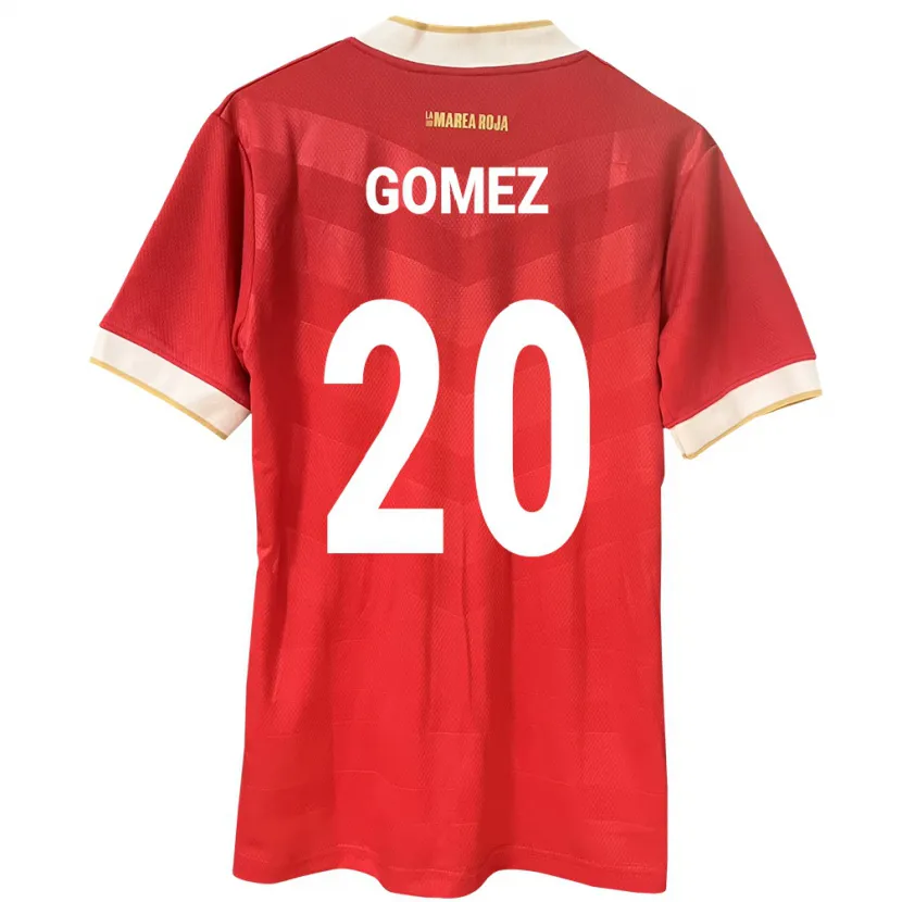 Danxen Herren Panama Ernesto Gómez #20 Rot Heimtrikot Trikot 24-26 T-Shirt