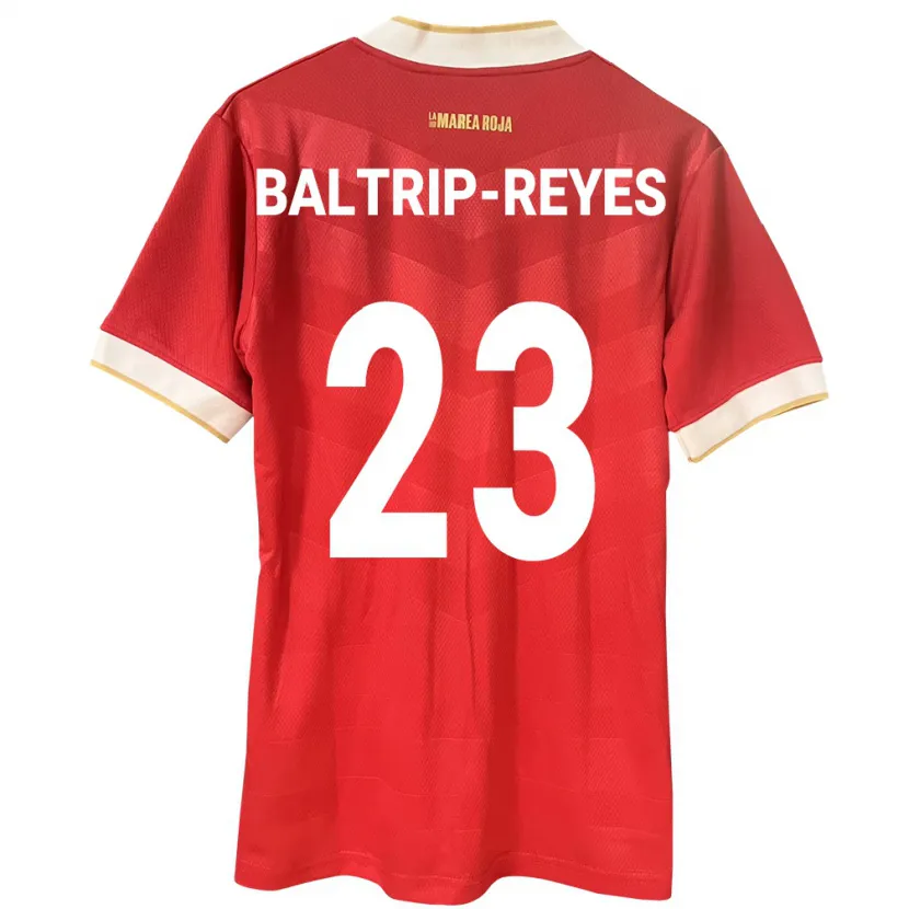 Danxen Herren Panama Carina Baltrip-Reyes #23 Rot Heimtrikot Trikot 24-26 T-Shirt