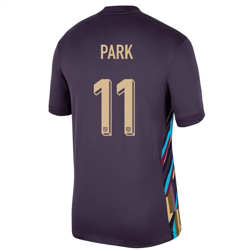 Danxen Herren England Jess Park #11 Dunkle Rosine Auswärtstrikot Trikot 24-26 T-Shirt