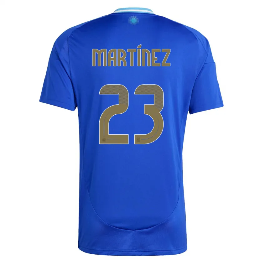 Danxen Herren Argentinien Emiliano Martinez #23 Blau Auswärtstrikot Trikot 24-26 T-Shirt