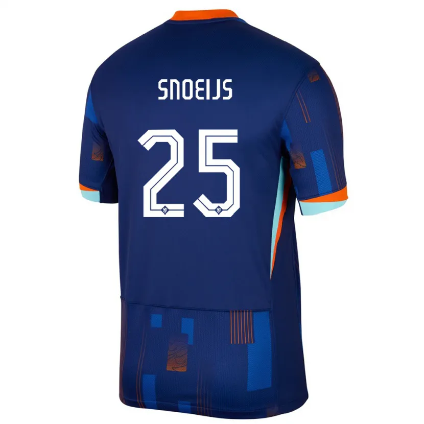 Danxen Herren Niederlande Katja Snoeijs #25 Blau Auswärtstrikot Trikot 24-26 T-Shirt