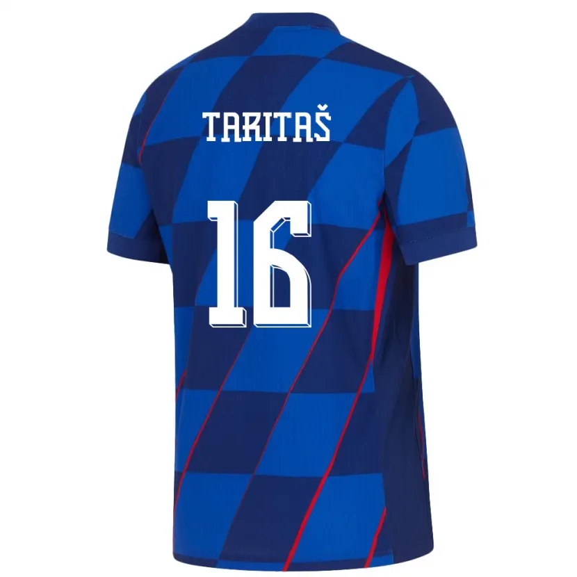 Danxen Herren Kroatien Martina Taritas #16 Blau Auswärtstrikot Trikot 24-26 T-Shirt
