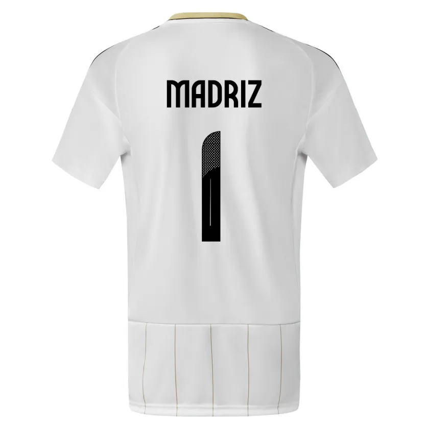 Danxen Herren Costa Rica Abraham Madriz #1 Weiß Auswärtstrikot Trikot 24-26 T-Shirt
