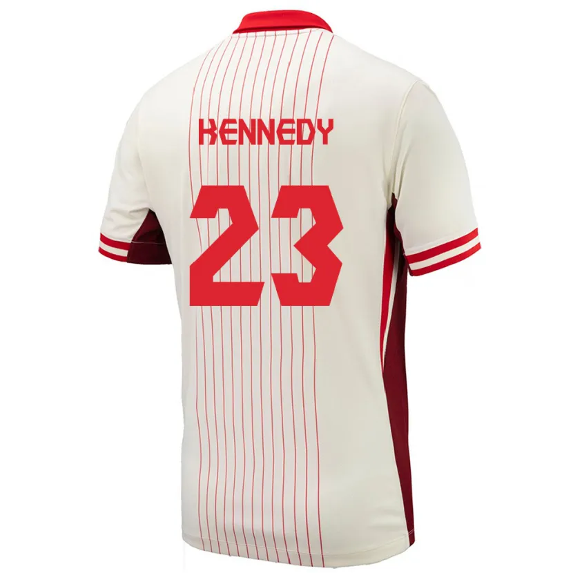 Danxen Herren Kanada Scott Kennedy #23 Weiß Auswärtstrikot Trikot 24-26 T-Shirt