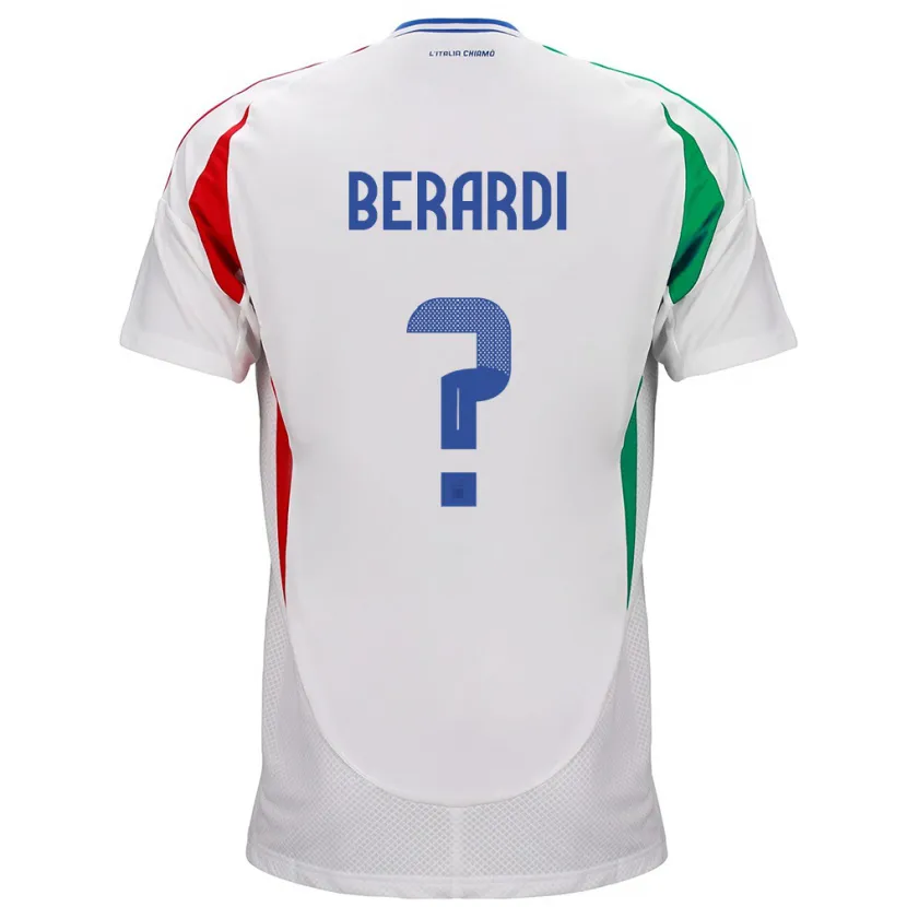 Danxen Herren Italien Domenico Berardi #0 Weiß Auswärtstrikot Trikot 24-26 T-Shirt