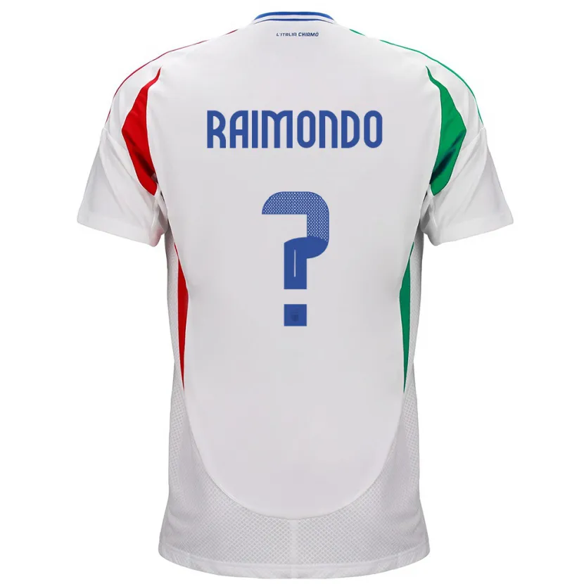 Danxen Herren Italien Antonio Raimondo #0 Weiß Auswärtstrikot Trikot 24-26 T-Shirt