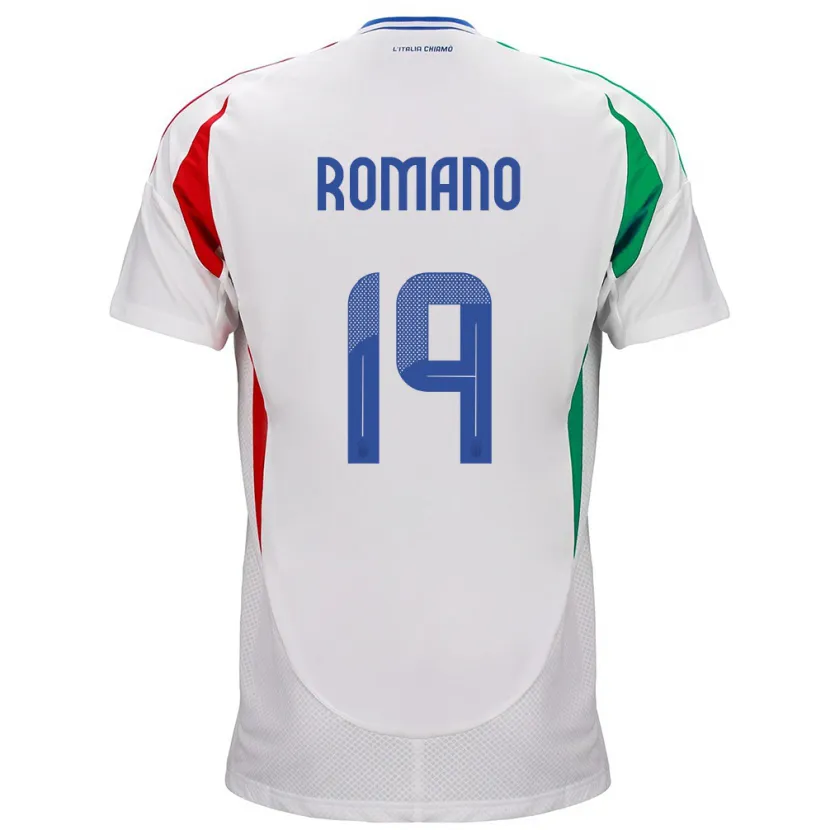 Danxen Herren Italien Marco Romano #19 Weiß Auswärtstrikot Trikot 24-26 T-Shirt
