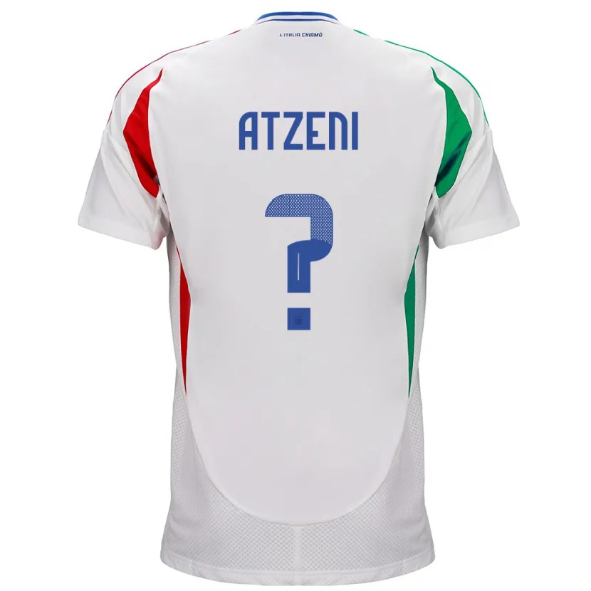 Danxen Herren Italien Davide Atzeni #0 Weiß Auswärtstrikot Trikot 24-26 T-Shirt