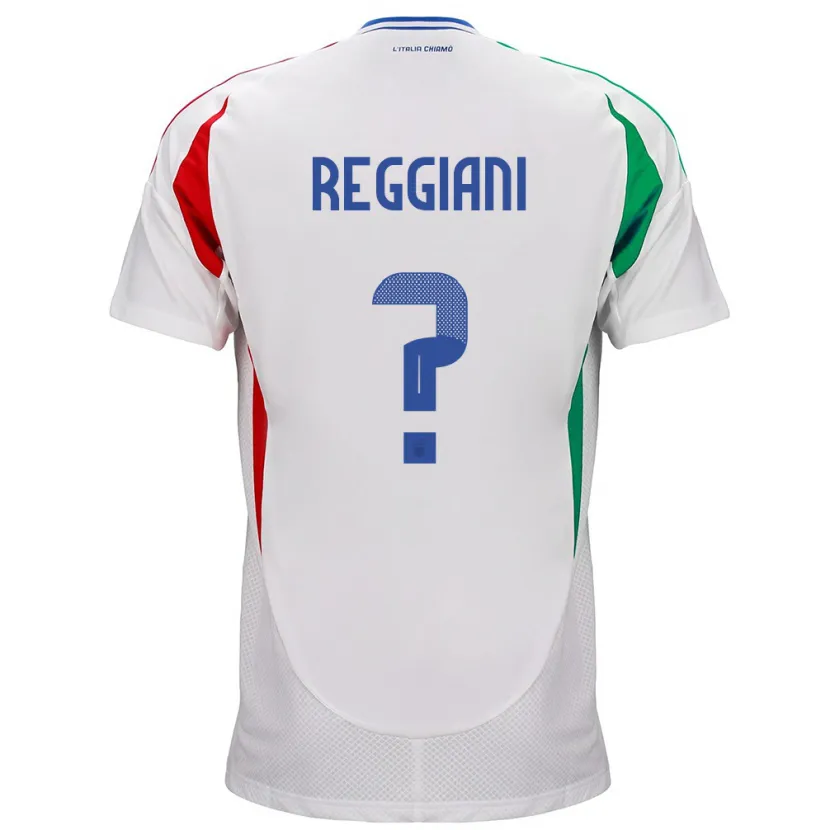 Danxen Herren Italien Luca Reggiani #0 Weiß Auswärtstrikot Trikot 24-26 T-Shirt