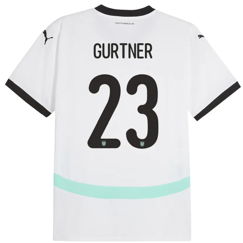 Danxen Herren Österreich Andrea Gurtner #23 Weiß Auswärtstrikot Trikot 24-26 T-Shirt
