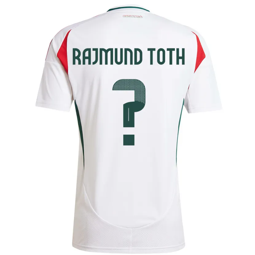 Danxen Herren Ungarn Rajmund Tóth #0 Weiß Auswärtstrikot Trikot 24-26 T-Shirt