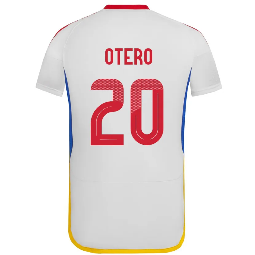 Danxen Herren Venezuela Rómulo Otero #20 Weiß Auswärtstrikot Trikot 24-26 T-Shirt