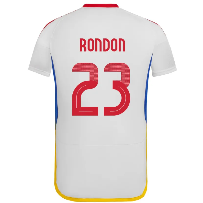Danxen Herren Venezuela Salomón Rondón #23 Weiß Auswärtstrikot Trikot 24-26 T-Shirt
