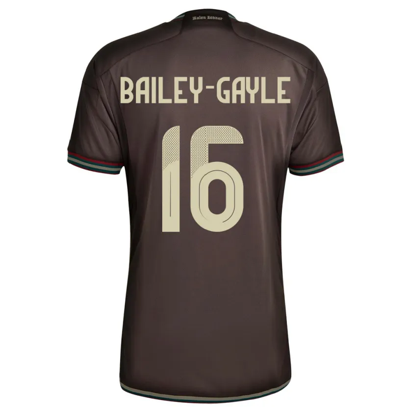 Danxen Herren Jamaika Paige Bailey-Gayle #16 Nachtbraun Auswärtstrikot Trikot 24-26 T-Shirt