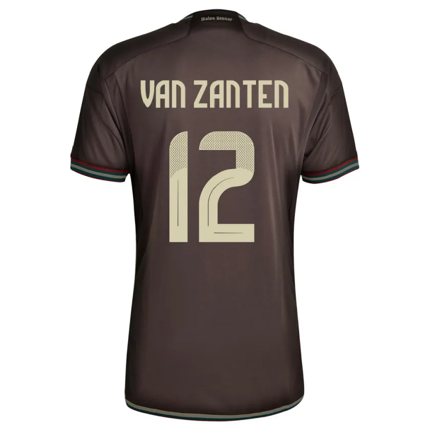Danxen Herren Jamaika Kiki Van Zanten #12 Nachtbraun Auswärtstrikot Trikot 24-26 T-Shirt
