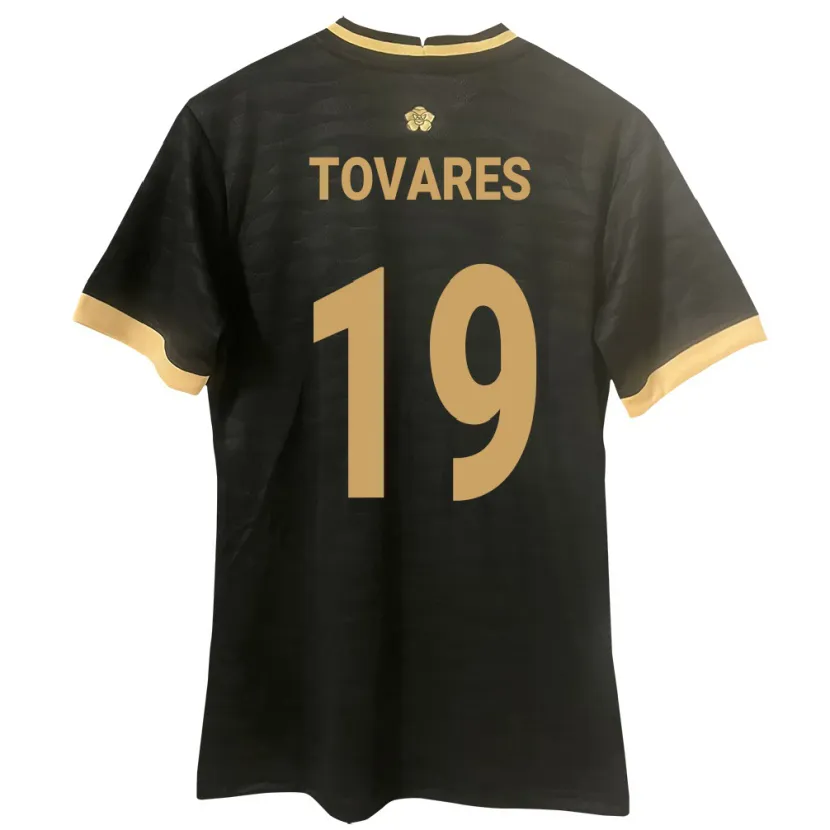 Danxen Herren Panama Kahir Tovares #19 Schwarz Auswärtstrikot Trikot 24-26 T-Shirt