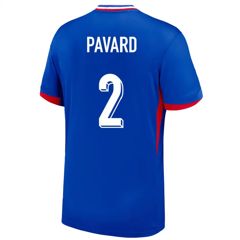 Danxen Damen Frankreich Benjamin Pavard #2 Blau Heimtrikot Trikot 24-26 T-Shirt