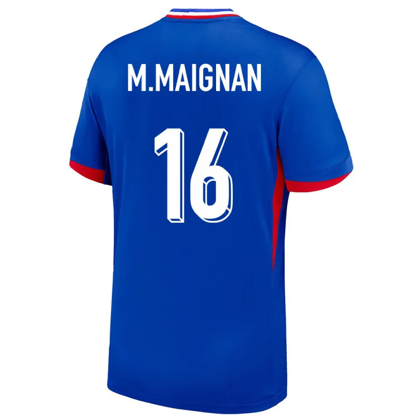 Danxen Damen Frankreich Mike Maignan #16 Blau Heimtrikot Trikot 24-26 T-Shirt