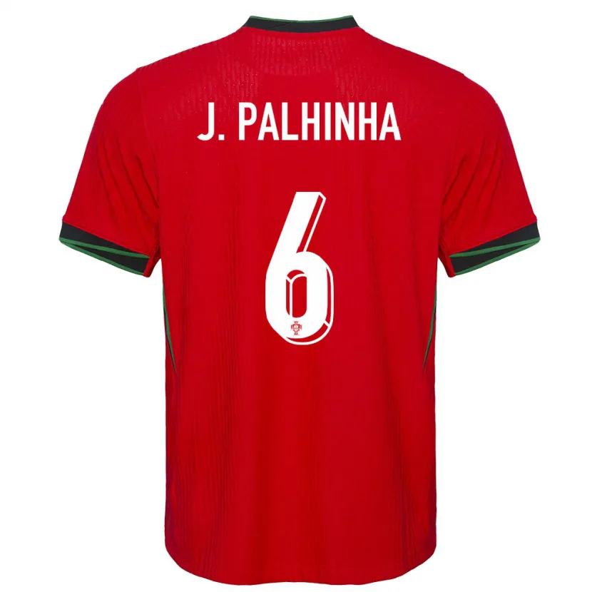 Danxen Damen Portugal Joao Palhinha #6 Rot Heimtrikot Trikot 24-26 T-Shirt