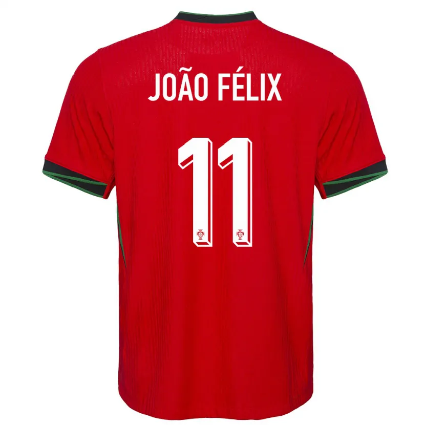 Danxen Damen Portugal Joao Felix #11 Rot Heimtrikot Trikot 24-26 T-Shirt