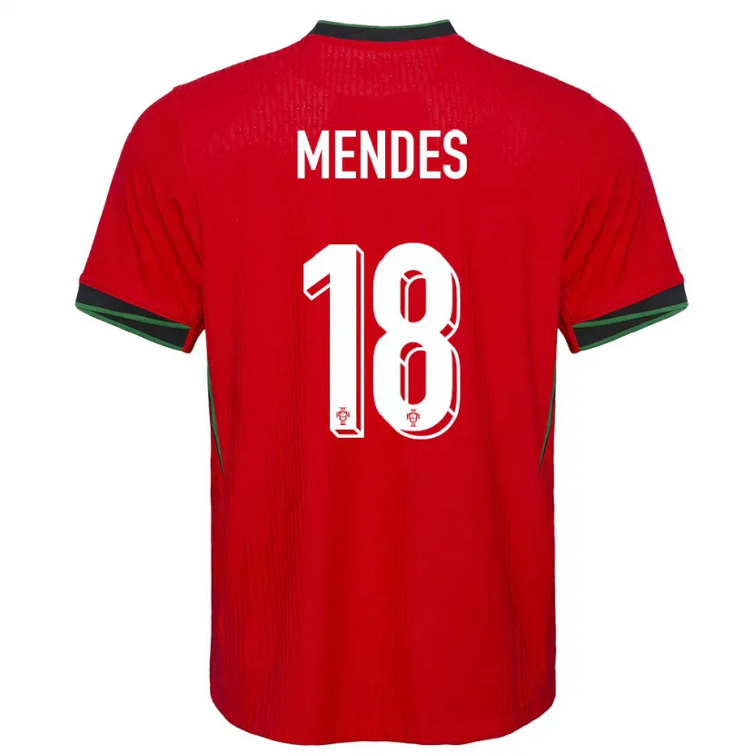 Danxen Damen Portugal Carolina Mendes #18 Rot Heimtrikot Trikot 24-26 T-Shirt