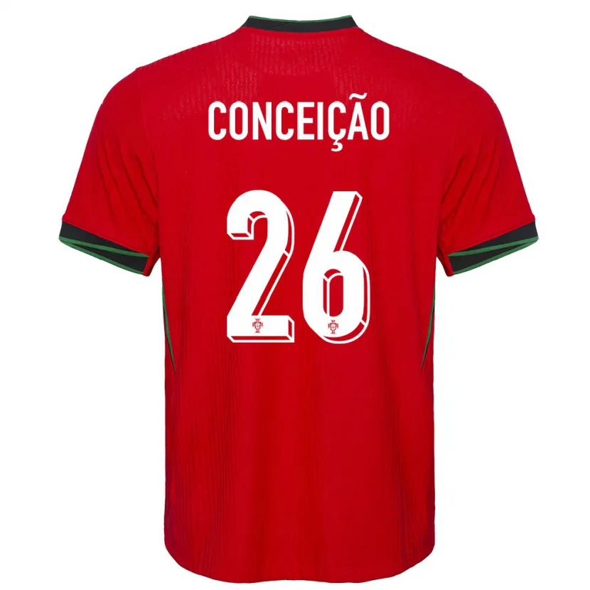 Danxen Damen Portugal Francisco Conceicao #26 Rot Heimtrikot Trikot 24-26 T-Shirt