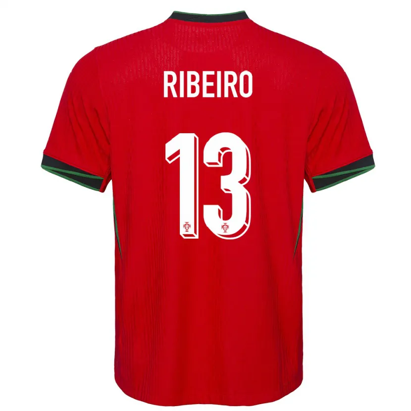 Danxen Damen Portugal Antonio Ribeiro #13 Rot Heimtrikot Trikot 24-26 T-Shirt