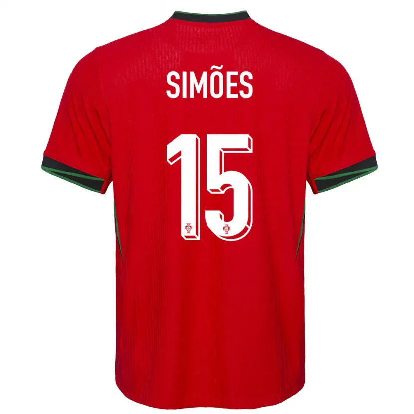 Danxen Damen Portugal Joao Simoes #15 Rot Heimtrikot Trikot 24-26 T-Shirt