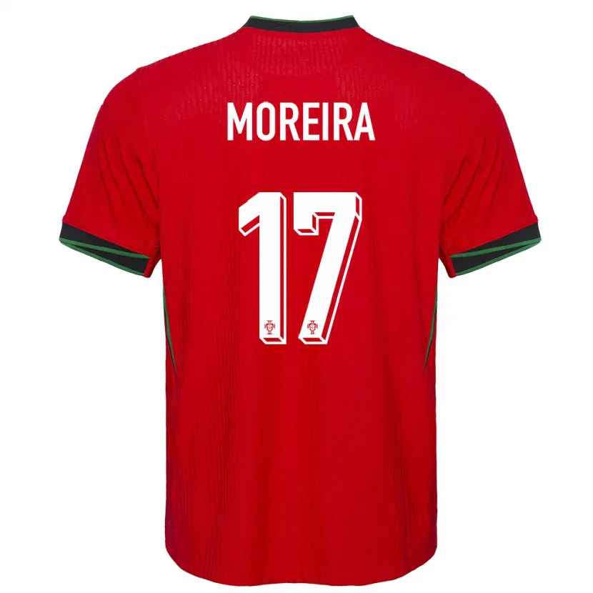 Danxen Damen Portugal Goncalo Moreira #17 Rot Heimtrikot Trikot 24-26 T-Shirt