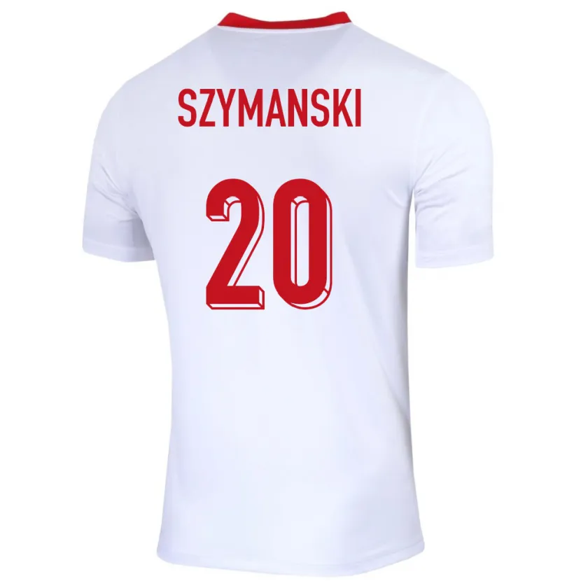 Danxen Damen Polen Sebastian Szymanski #20 Weiß Heimtrikot Trikot 24-26 T-Shirt
