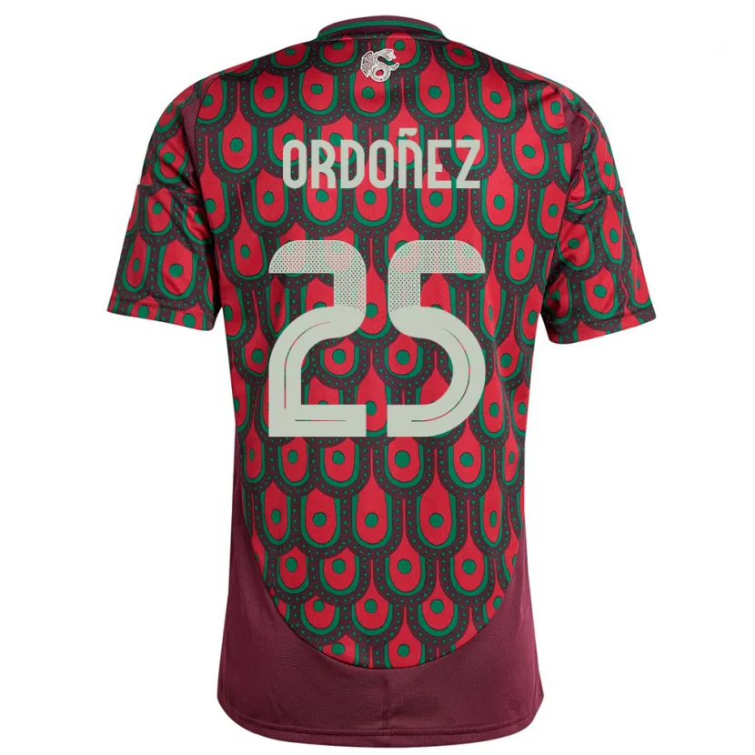 Danxen Damen Mexiko Diana Ordonez #25 Kastanienbraun Heimtrikot Trikot 24-26 T-Shirt