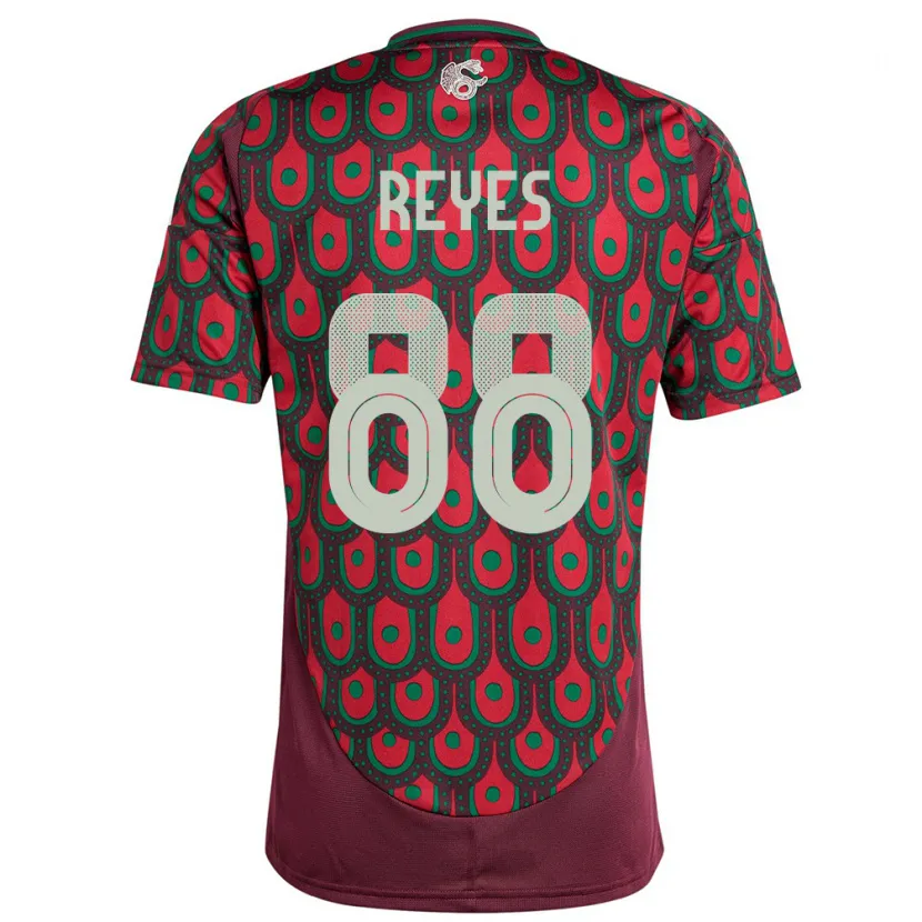 Danxen Damen Mexiko Maricarmen Reyes #88 Kastanienbraun Heimtrikot Trikot 24-26 T-Shirt