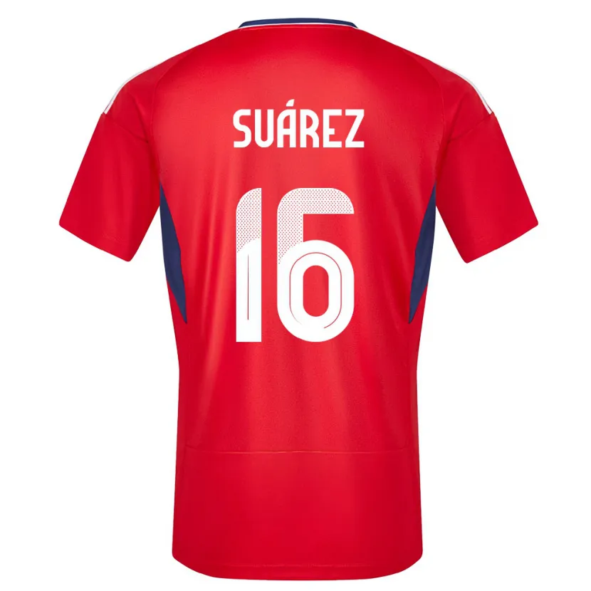 Danxen Damen Costa Rica Aaron Suarez #16 Rot Heimtrikot Trikot 24-26 T-Shirt