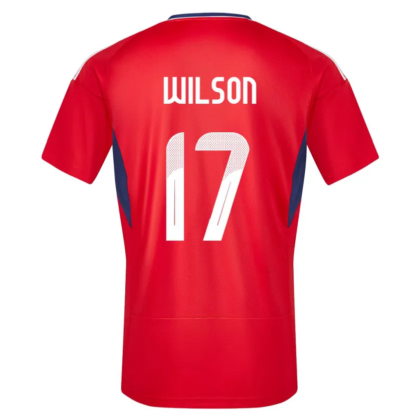 Danxen Damen Costa Rica Roan Wilson #17 Rot Heimtrikot Trikot 24-26 T-Shirt