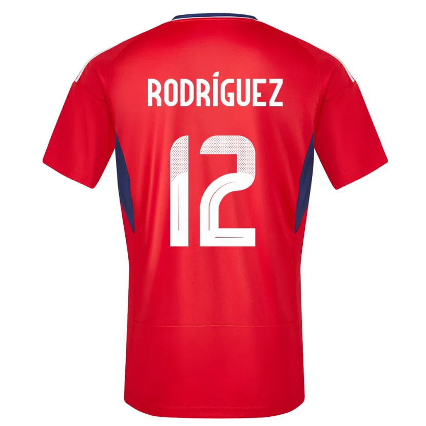 Danxen Damen Costa Rica Lixy Rodriguez #12 Rot Heimtrikot Trikot 24-26 T-Shirt