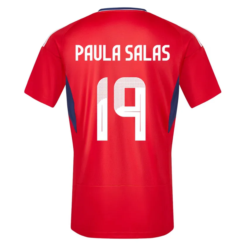 Danxen Damen Costa Rica Maria Paula Salas #19 Rot Heimtrikot Trikot 24-26 T-Shirt