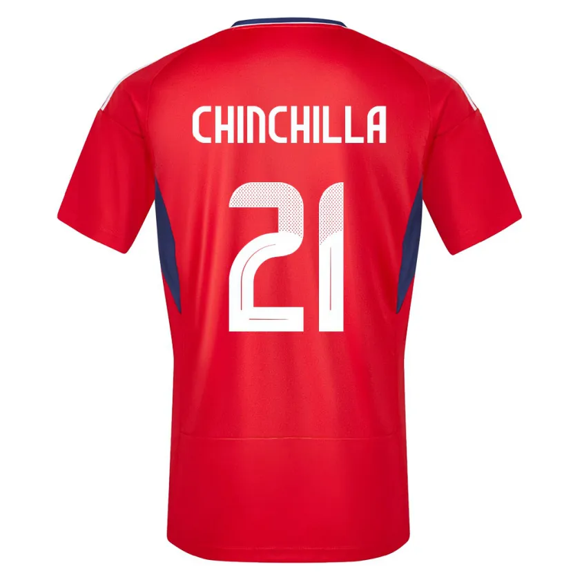 Danxen Damen Costa Rica Viviana Chinchilla #21 Rot Heimtrikot Trikot 24-26 T-Shirt