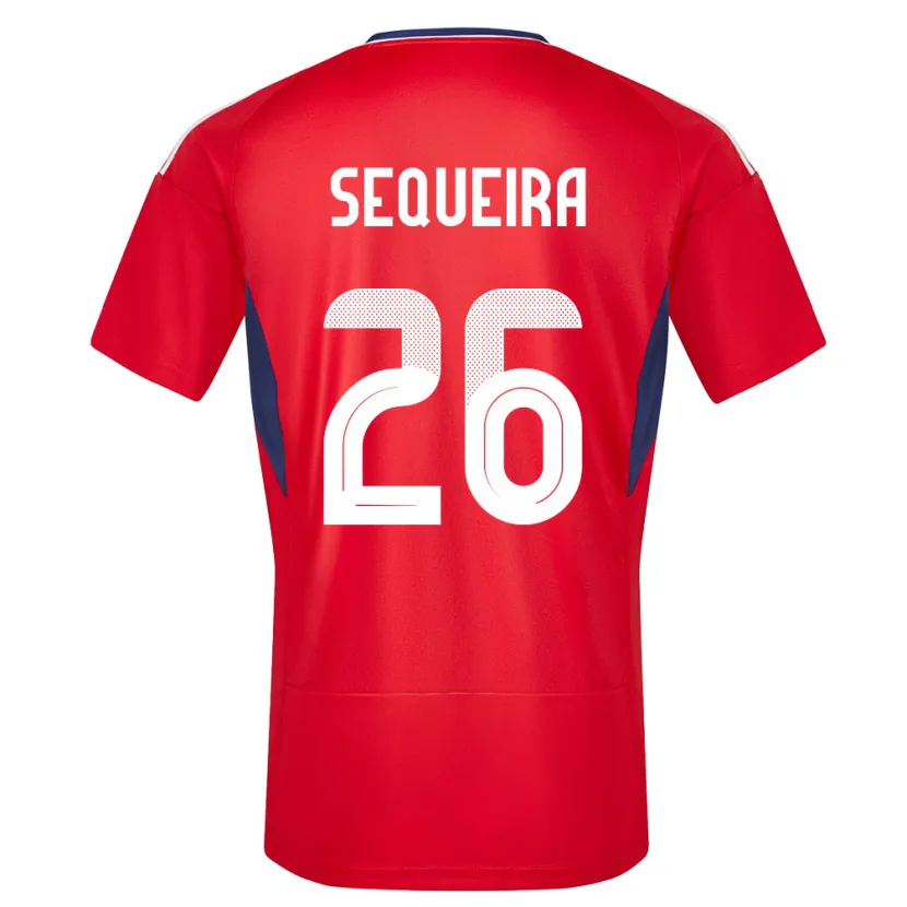 Danxen Damen Costa Rica Douglas Sequeira #26 Rot Heimtrikot Trikot 24-26 T-Shirt