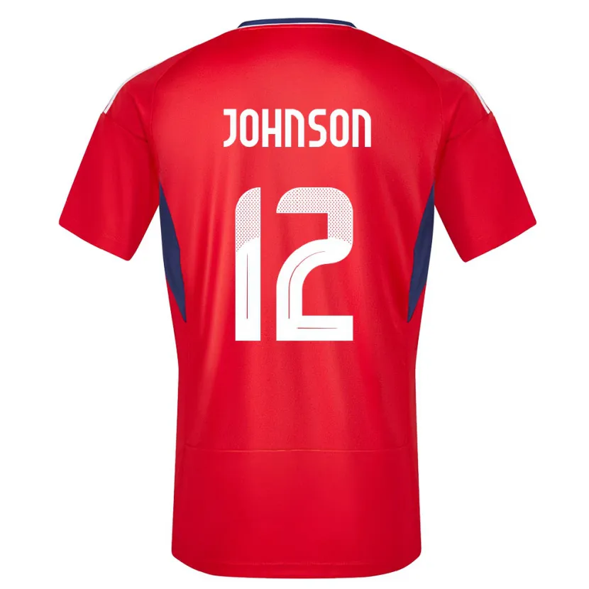 Danxen Damen Costa Rica Shawn Johnson #12 Rot Heimtrikot Trikot 24-26 T-Shirt