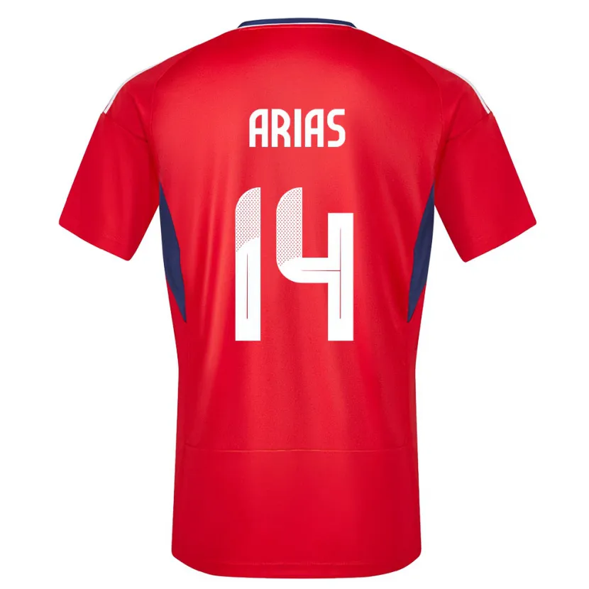 Danxen Damen Costa Rica Timothy Arias #14 Rot Heimtrikot Trikot 24-26 T-Shirt