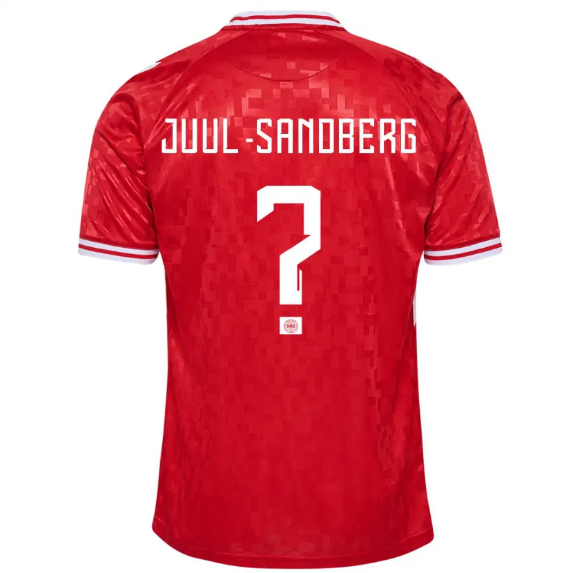 Danxen Damen Dänemark Nikolaj Juul-Sandberg #0 Rot Heimtrikot Trikot 24-26 T-Shirt
