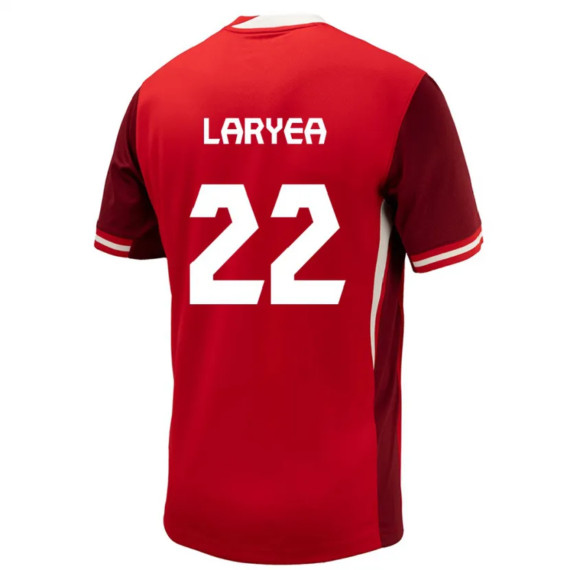 Danxen Damen Kanada Richie Laryea #22 Rot Heimtrikot Trikot 24-26 T-Shirt
