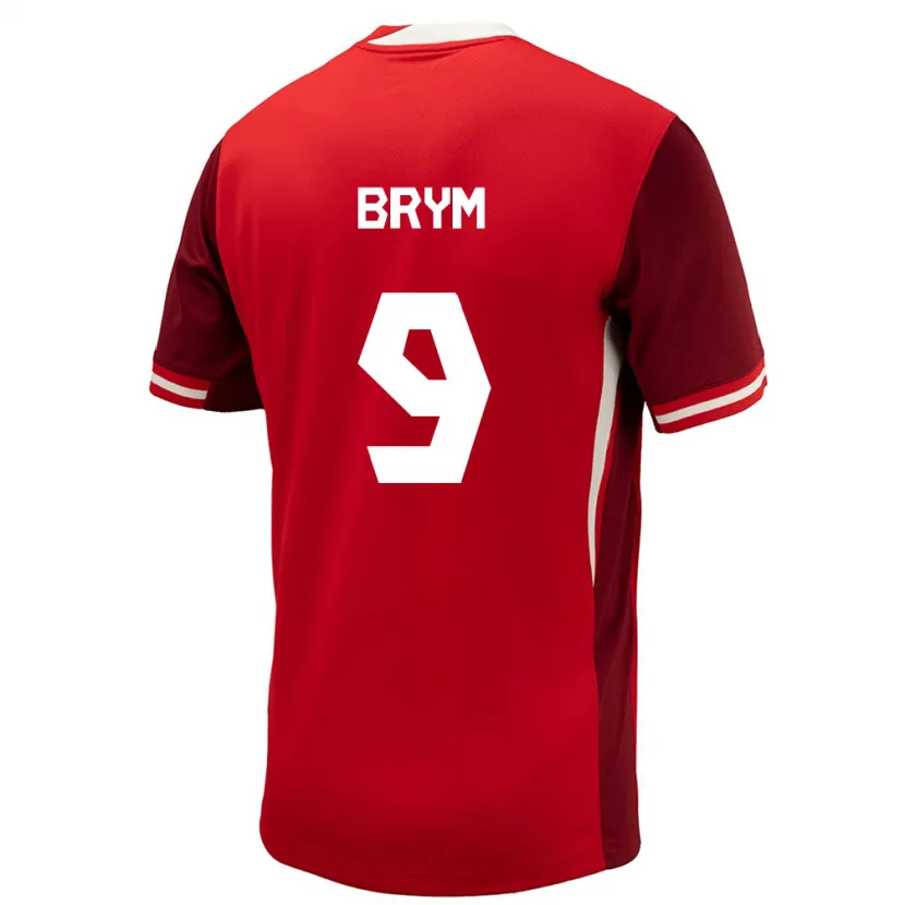 Danxen Damen Kanada Charles-Andreas Brym #9 Rot Heimtrikot Trikot 24-26 T-Shirt