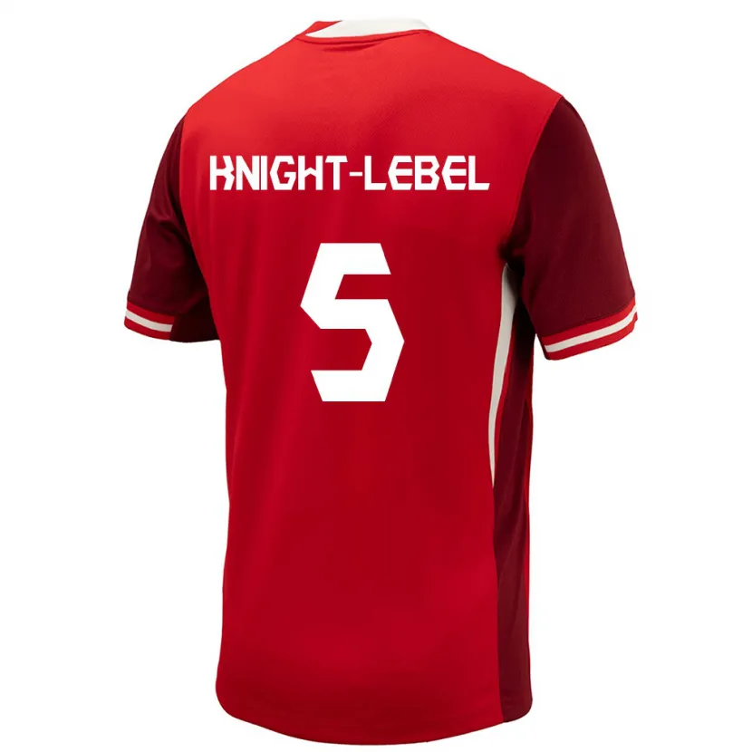 Danxen Damen Kanada Jamie Knight-Lebel #5 Rot Heimtrikot Trikot 24-26 T-Shirt