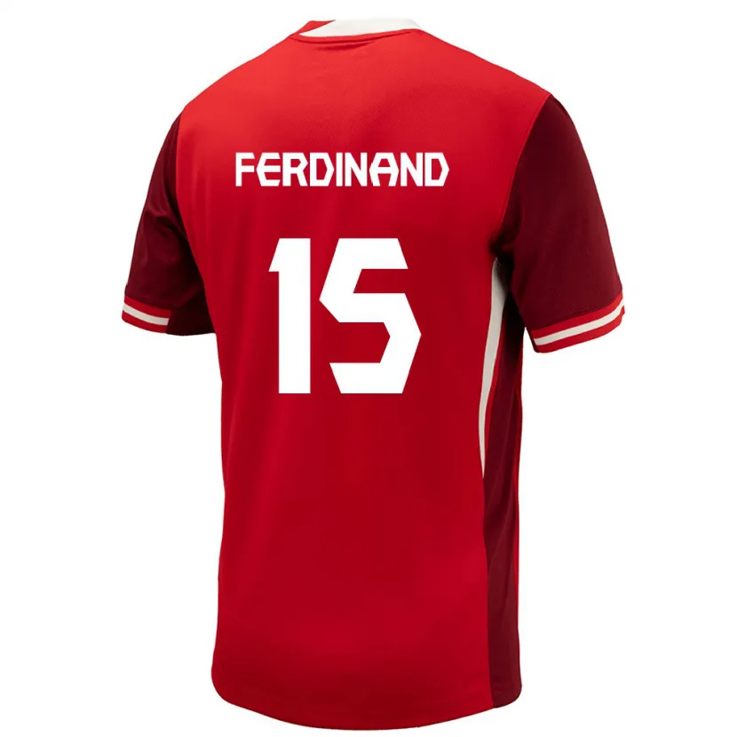 Danxen Damen Kanada Keesean Ferdinand #15 Rot Heimtrikot Trikot 24-26 T-Shirt