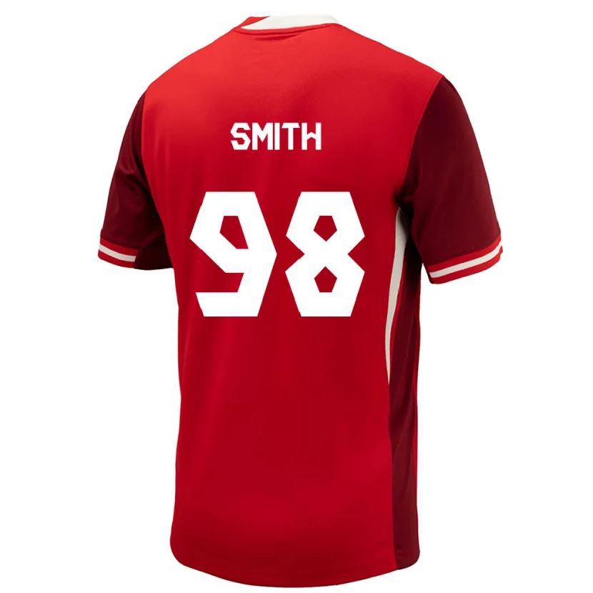 Danxen Damen Kanada Olivia Smith #98 Rot Heimtrikot Trikot 24-26 T-Shirt