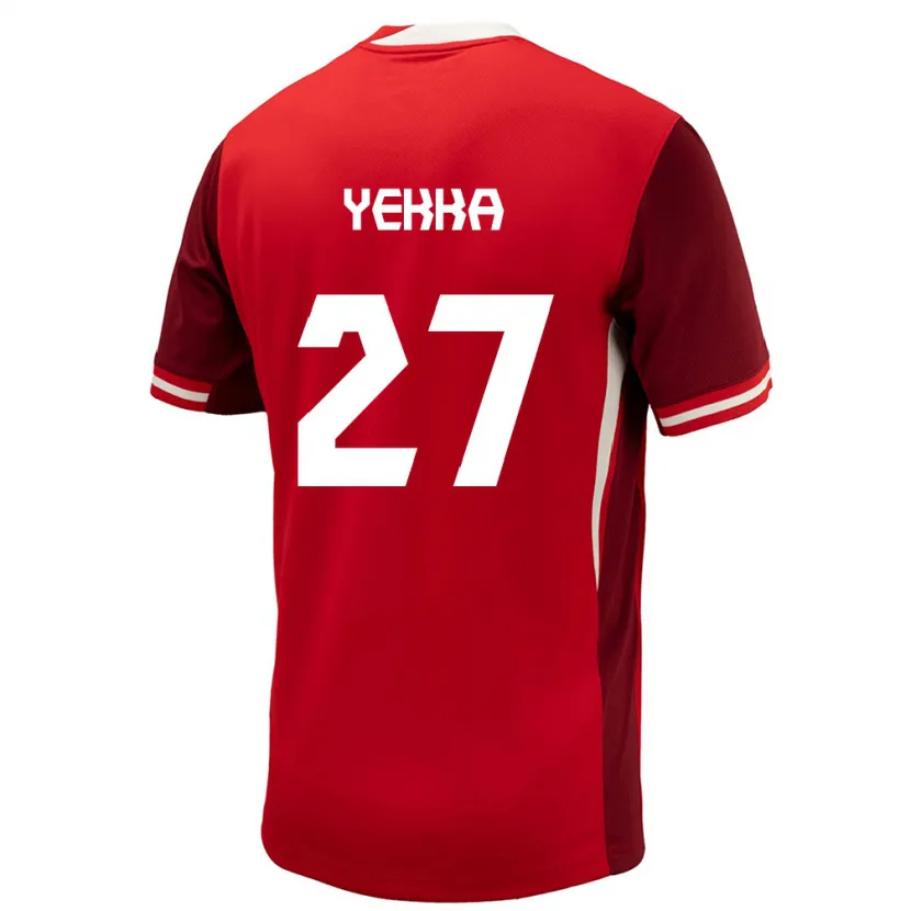 Danxen Damen Kanada Sura Yekka #27 Rot Heimtrikot Trikot 24-26 T-Shirt